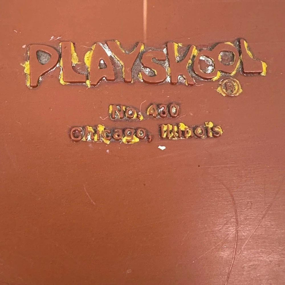 Vintage Playskool McDonalds‎ Restaurant Playset No 430 Red Brown 1970s Toy